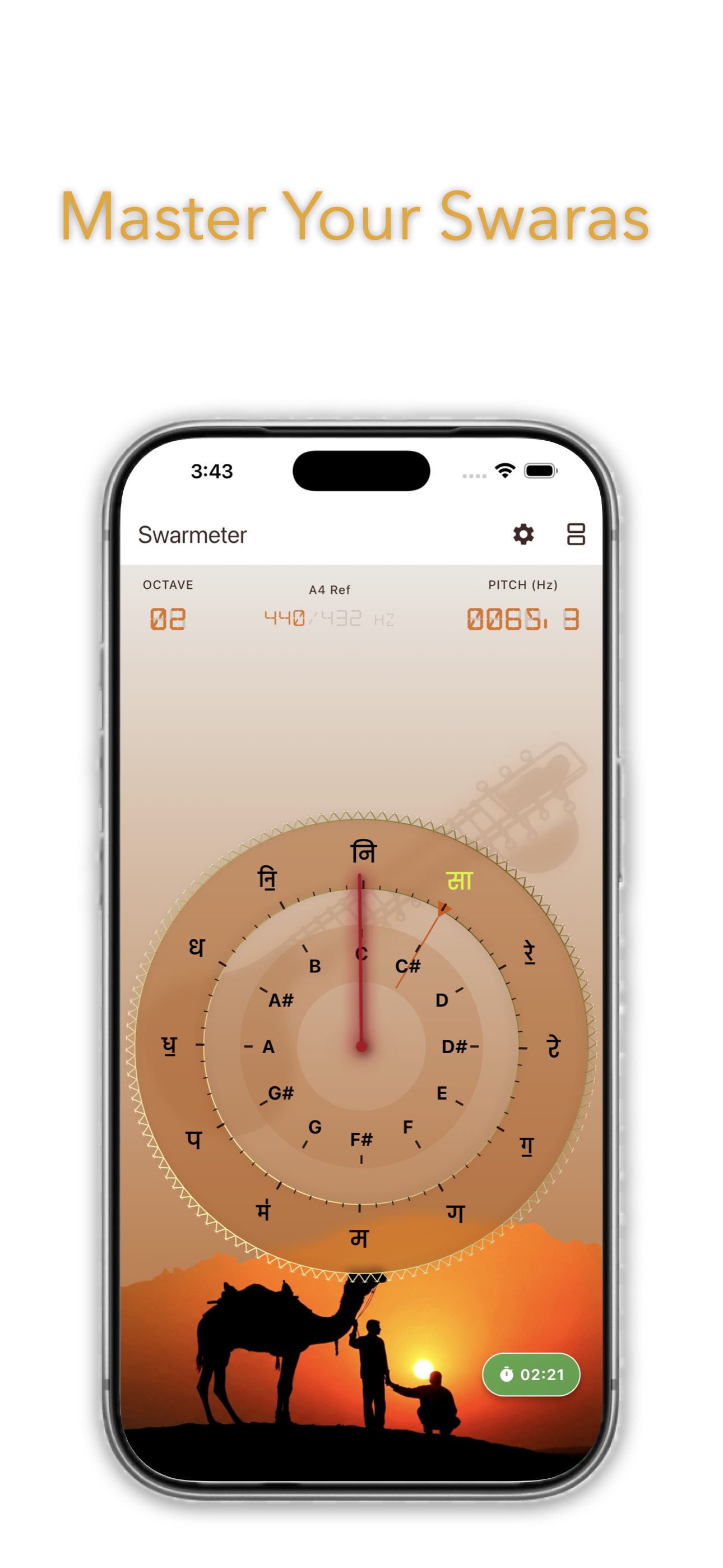 Swarmeter Tuner View